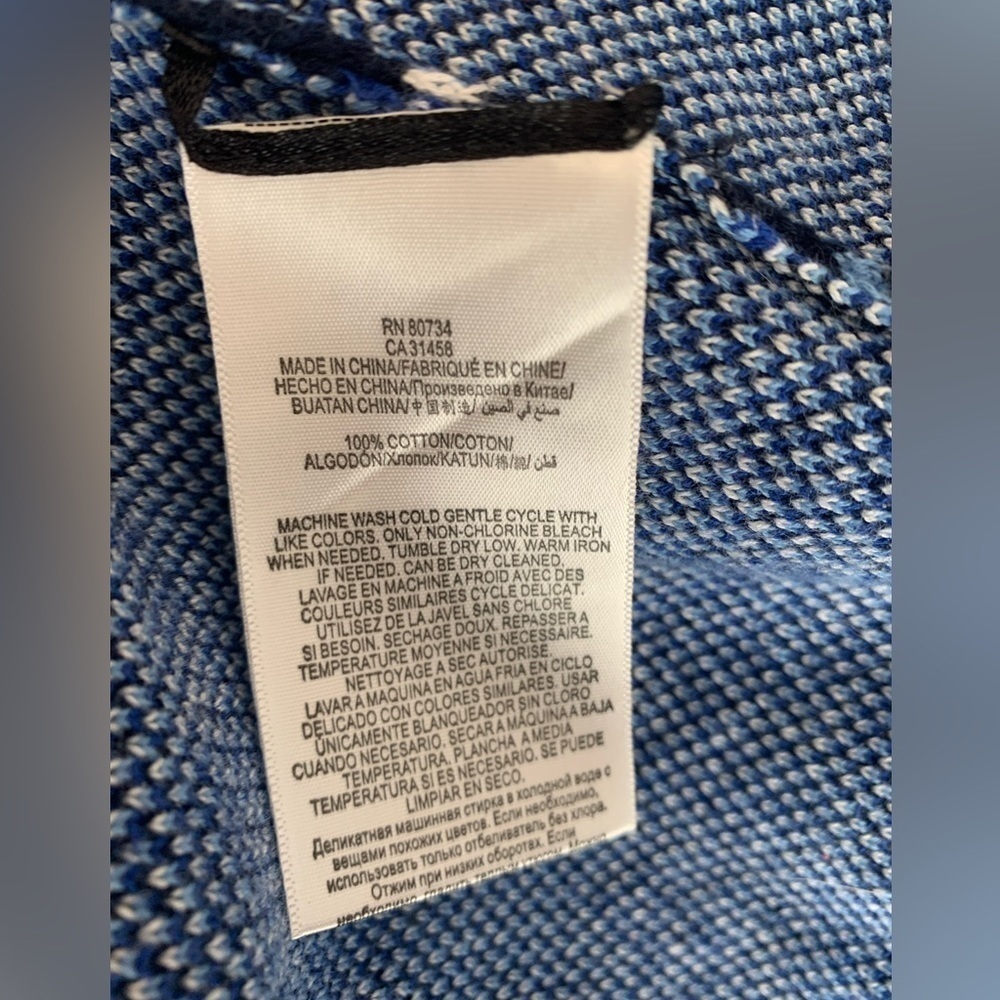 Bcbg MaxAzria Amur Tapestry Jacquard Cardigan
Women medium Blue white baby blue - Picture 5 of 5